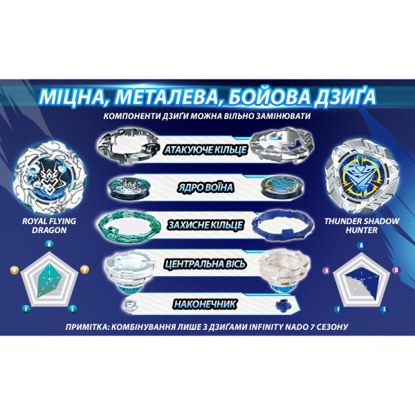 Фото - Дзиґа Infinity Nado VII Standard series Royal Flying Dragon (EU664112)